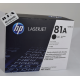 کارتریج لیزری اورجینال مشکی اچ پی HP 81A