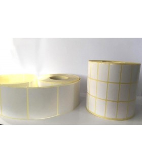 برچسب کاغذی سه ردیفه پرینتر لیبل زن Paper Label 15x34
