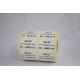 برچسب کاغذی دو ردیفه پرینتر لیبل زن Paper Label 34x51