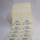 برچسب کاغذی دو ردیفه پرینتر لیبل زن Paper Label 34x51