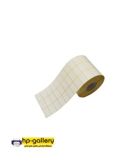 برچسب کاغذی سه ردیفه پرینتر لیبل زن Paper Label 15x34