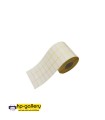 برچسب کاغذی سه ردیفه پرینتر لیبل زن Paper Label 15x34