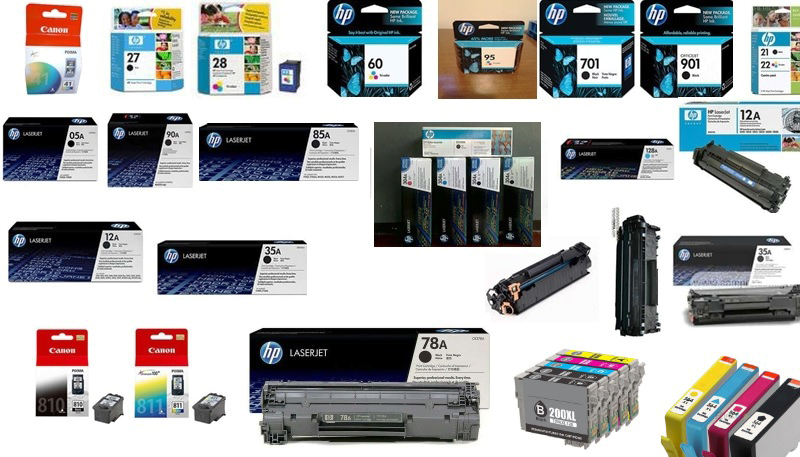 cartridges laserjet and inkjet