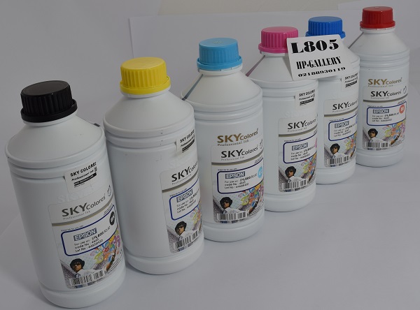 جوهر پرینتر یک لیتر 6 رنگ اپسون (اسکای) Epson L805 - SKY 1L